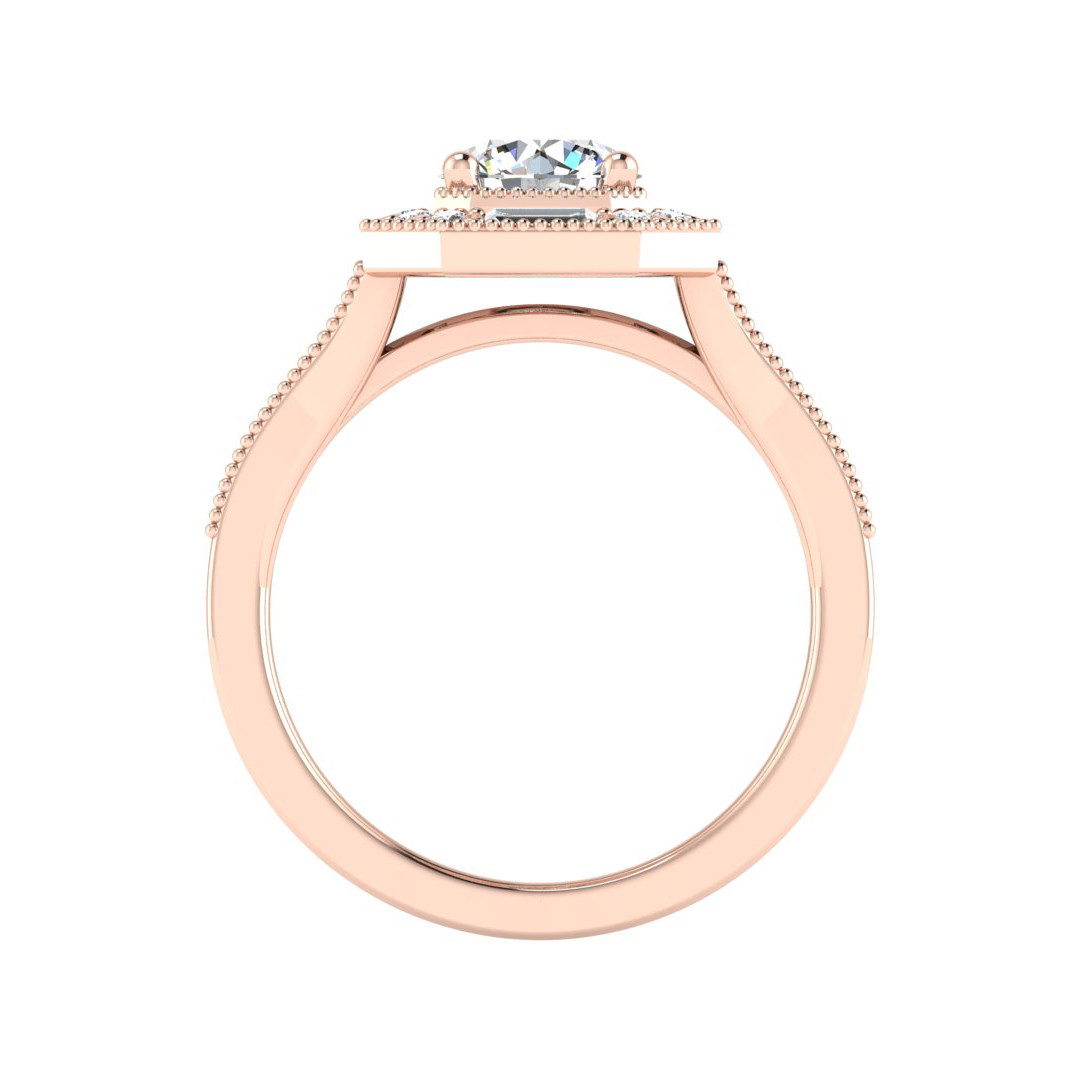 Willa Halo Engagement Ring